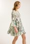 Animal Floral Printed Dress - 2