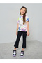 Girls Graphic Print T-Shirt and Flared Leggings Set - 2
