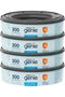 Diaper Genie Diaper Pail Refills, Unscented Pack Of 4 x 300-1200 Count - 2
