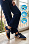 Navy Blue Comfortable Sole Unisex Sports Shoes 015 g - 2