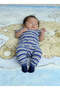 Ultra-Soft Bear Baby Blanket Lightweight & Cozy Plush with Embossed Designs, 140x110cm - Blue - 3