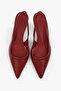 Women's Kate Red Skin Mini Heeled Stiletto - 2