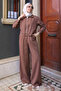 Tan Zippered Jacket and Tencel Trousers Set - 2