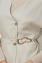 Belted Linen Suit 46528 - 3