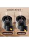 Upgraded 2-in-1 Bakhoor Burner High Quality Electronic With or without Charcoal, Oud Incense Holder Black - 4