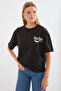 4318 Printed Basic T-Shirt - Black - 2