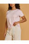 Women Pink And Cream Pyjama Set - 4