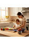PP Cutting Board 38×24 cm with Built-In Strainer & Handle - 3