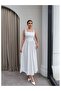 Stone-Embellished Waist-Tie Dress - 2