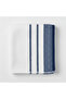Hand Towel 50 x 90 cm – White with Blue Stripes - 4