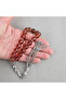 Original Zultanite Stone Metal İmameli Flat Sphere Cut 12X13Mm Prayer Beads - 4