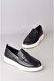 Kmc 3474 Genuine Leather Men's Shoes Black - 7