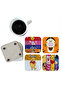 Winnie the Pooh Decorative Wooden Coaster Set 034
