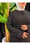 Battal Ferace with Pearl Collar and Sleeves - 3