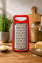 Mini Grater with Bowl Stainless Steel Multi-Purpose Hand Grater Red