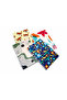 A5 Spiral School Notebook Set of 4 Checkered