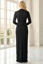 Pile Detailed Glittery Stone Embroidered Lined Plus Size Hijab Evening Dress Black Tbsmda2649 - 7