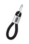 Ford Compatible Laser Engraved Gift Metal Keychain with Braided Leather Design - Luxury Car Accessory - 5