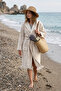100% Cotton Hooded Peshtemal Bathrobe |   Organic, Oversize Comfortable Fit