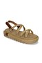 Tahiti Mid Platform Women's Sandals - Beige - 2