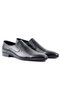 Genuine Leather Black Leather Classic Men's Shoes - Kx168 - 2