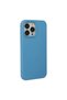 iPhone 14 Pro Max Compatible Case Nano Velvet Silicone - Blue - 2