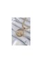 316L Steel Gold Color Italian Chain Openable Bell Clover Figure Model Women's Necklace - 2