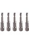 Set of 5 socket bits 10x65 mm TMP - 3