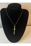 316L Steel Gold Color Sea Theme Y Model Zircon Stone Necklace - 4