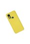 Infinix Hot 11S Compatible Case Nano Velvet Silicone - Yellow - 3