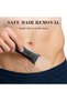 Manscape Body Hair Trimmer for Men - 2-in-1 Electric Razor, Waterproof Wet/Dry Hair Shavers & Groomer for Pubic Groin & Ball Hair - 3