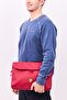 Men Brand Logo Business Bag, Red - 2