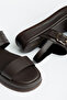 Women's Double-Strap Buckle Detailed Casual Sandals - 5