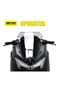 Nmax Tech-Max 125 (2025-26) نيمو سبورتستر زجاج أمامي مدخن