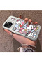 حافظة مقاومة للصدمات مطبوعة برسومات كرتونية أنيقة ومتوافقة مع هاتف iPhone 13 Mini - 3