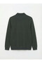 Lcwaikiki Classic Green Polo Collar Men's Sweatshirt - 6