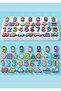 3-in-1 Early Education Activity Table with Number & Shape Puzzles and Side Storage Bins, 54.5CM, Navy Blue - 7