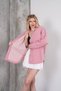 Women's Oversize Pink Printed Denim Shirt Jacket – Energetic & Trendy Style 💖 ✨ - 2