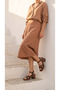 Cross-Strapped and Buckled Leather High Heeled Ankle Buckle Women's Summer Sandals - 9