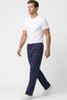 Men's Navy Blue Parachute Fabric Oversize Ultra Light Trousers Wide Leg Comfortable Fit Casual Sports - 5