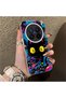 Vivo X200 Pro Compatible Silicone Edge Hard Back Case Couple Phone Case Cat Pattern