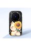 Vivo X300 Pro Compatible Case Camera Protector Black Silicone Couple Phone Case Cat Pattern