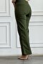 Wide Leg Cropped Jeans with Lace Detail - 8