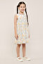 Floral Print Sleeveless A-Line Dress - 3