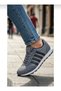Unisex Lace-Up Smoked Black Daily Comfortable Casual Comfortable Lightweight Soft Non-Slip Comfortable Sole Mesh Sneaker Sports Shoes Suitable for Daily Use
