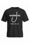 Oversize Fisherman T-Shirt Shimano Hooked for Life 100% Cotton Premium Black Unisex - 6