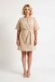 Women's Plus Size Brode Patterned A-Line Dress Balloon Sleeve Crew Neck Short Casual Daily Modern Stylish - 4