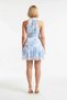 Women's Plus Size Halter Neck Sleeveless Floral Print Layered Chiffon Mini Dress Casual Comfortable Modern - 5