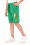 Sports Print Detailed Elastic Waist Double Pocket Summer Boys' Capri Pants - 3