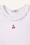 Cycling Ruffle Collar Kiras Patterned White Undershirt Baby Girl H8226A526Sm - 2